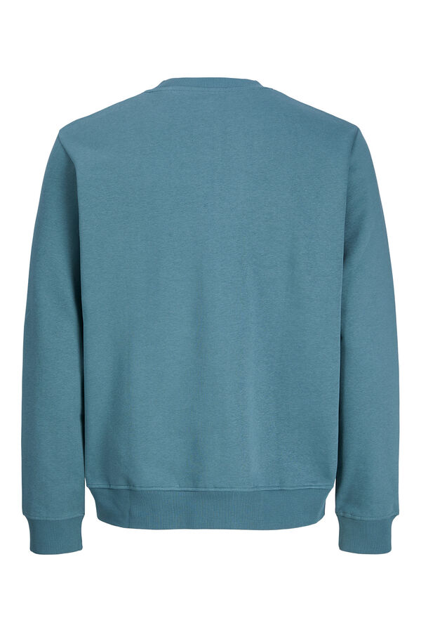 Jack & Jones Sudadera b&aacute;siga logo turquesa