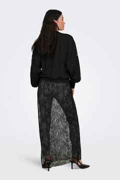 Only Sweatshirt mit Stickereidetails