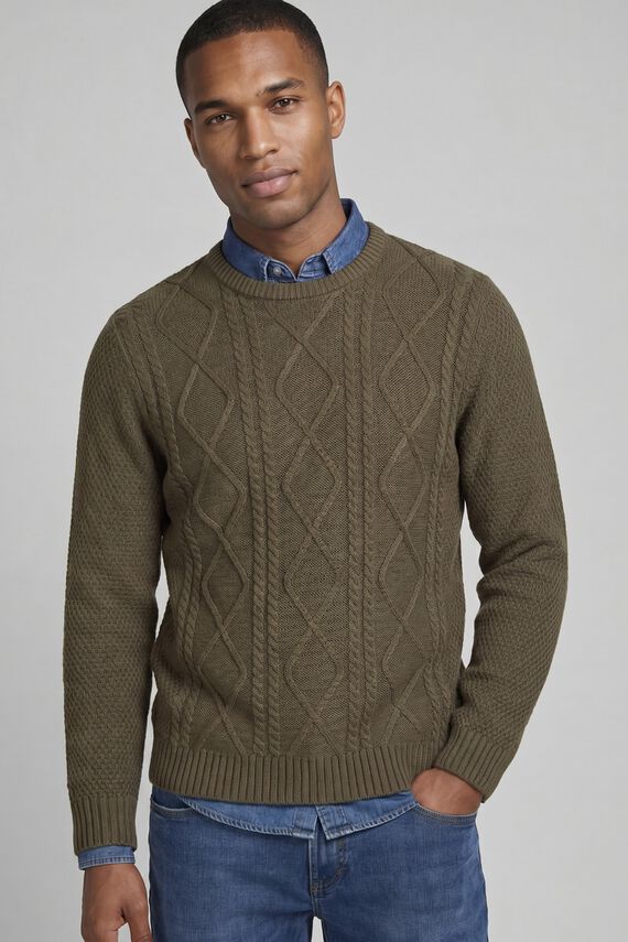 Jersey cuello redondo