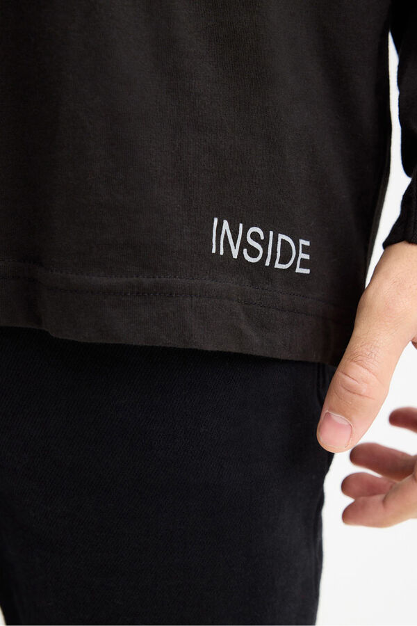 Inside Camiseta B&aacute;sica Colores negro
