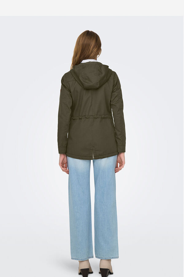 Only Kapucnis park&aacute;s kab&aacute;t z&ouml;ld