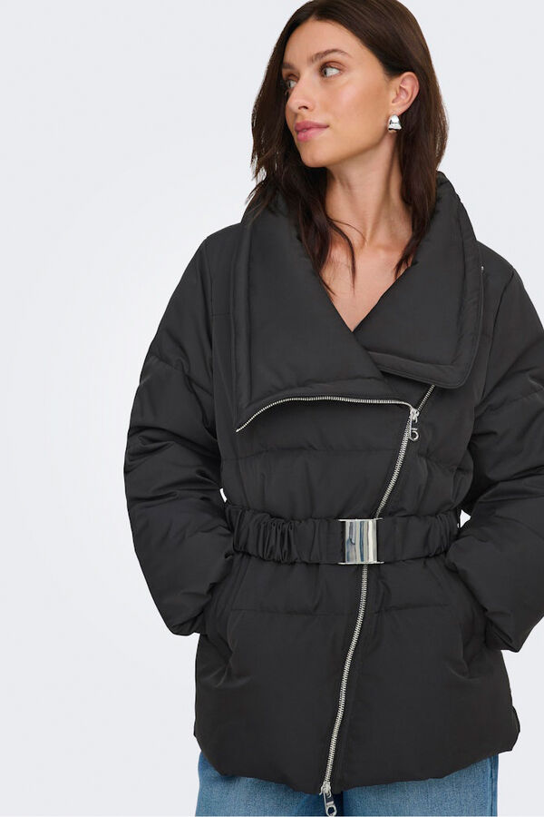 Only Gepolsterte Jacke Schwarz