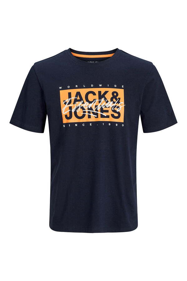 Jack & Jones Camiseta est&aacute;ndar fit azul