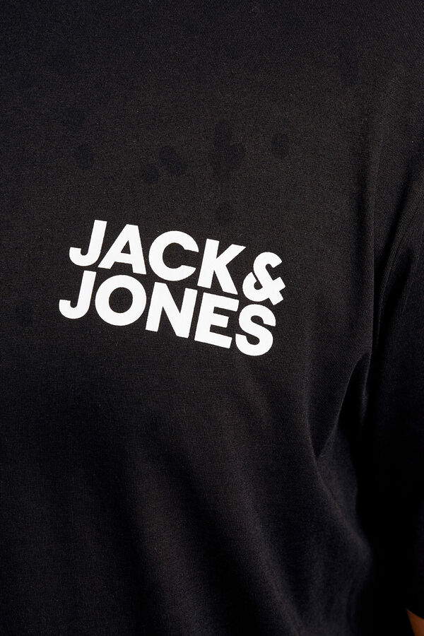 Jack & Jones PLUS Basic logo T-shirt grey