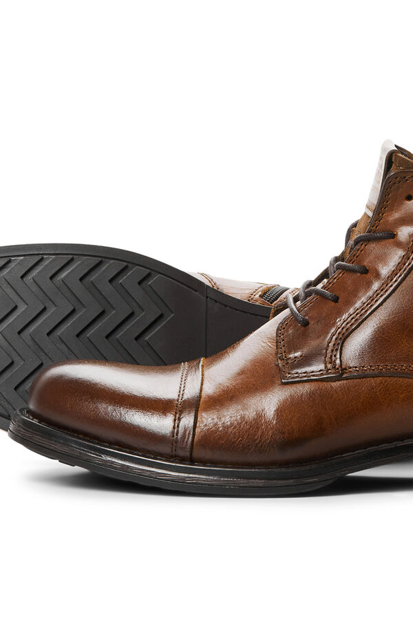 Springfield Leather track sole boot nijanse braon