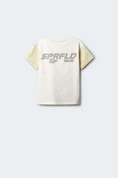 Springfield Kids Camiseta manga corta contrastes ni&ntilde;o