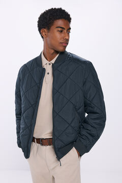 Springfield Quilted bomber jacket green