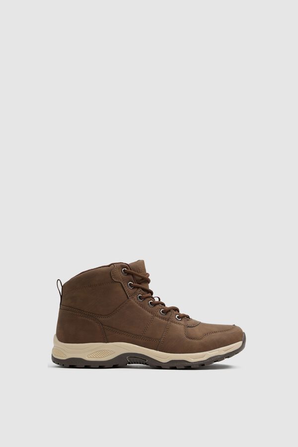 Inside Combined hiking boots nude