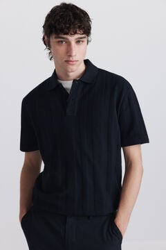 Springfield Regular fit structure polo shirt