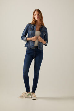 Springfield Sustainable wash body shaping jeans blue
