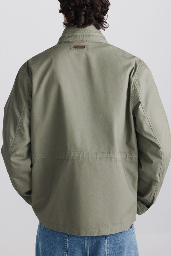 Springfield Cotton pocket parka beige