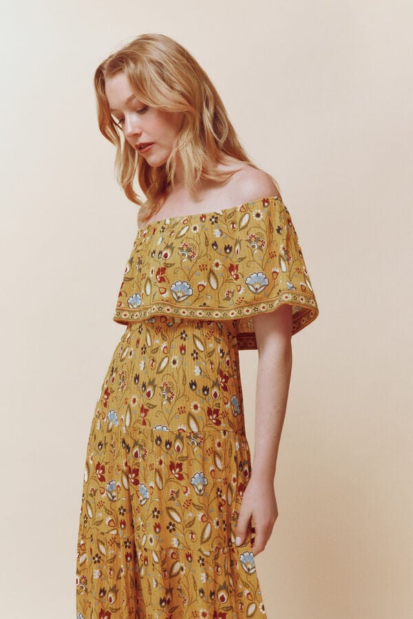 Springfield Haljina sa motivom Santorinija Žuta