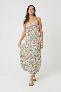 Brave Soul Vestido largo estampado