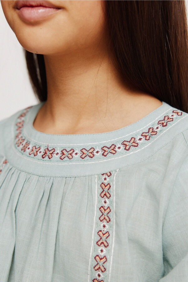 Springfield Kids Bluza sa otvorenim ramenima za devojčice Print