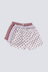 Springfield Pack of 3 marine animal print boxers pink