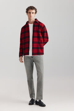 Springfield Chemise en flanelle &agrave; carreaux overshirt