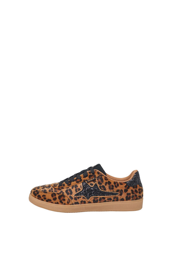 Only Animal print sneakers nude