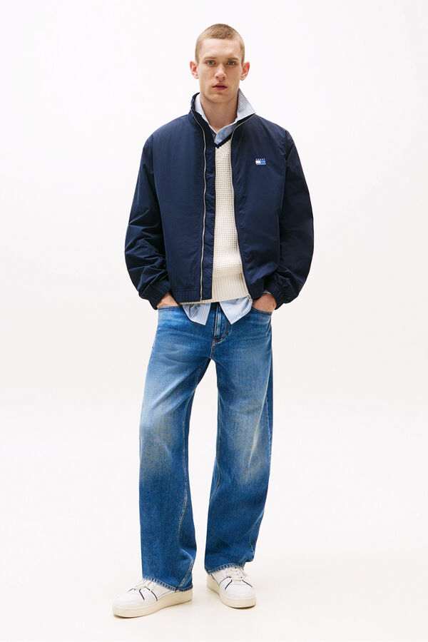 Tommy Jeans Harrinton-style men's jacket blue