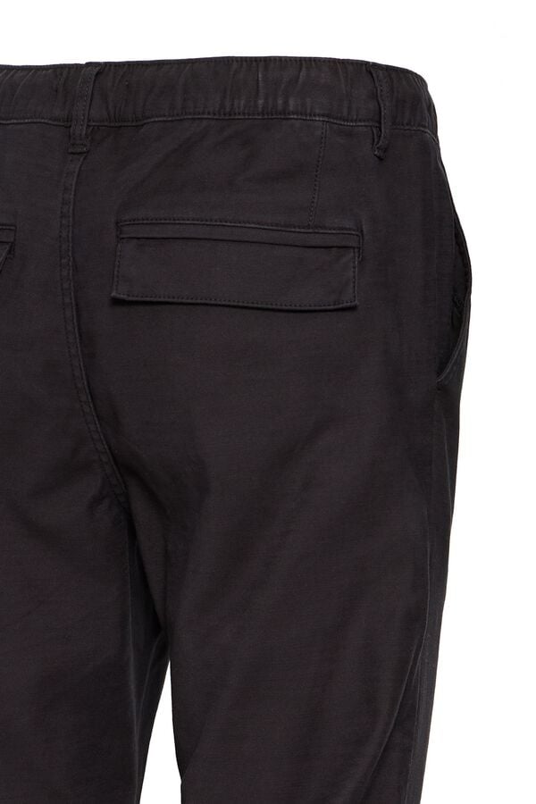 Blend Cal&ccedil;a de algod&atilde;o ajust&aacute;vel preto