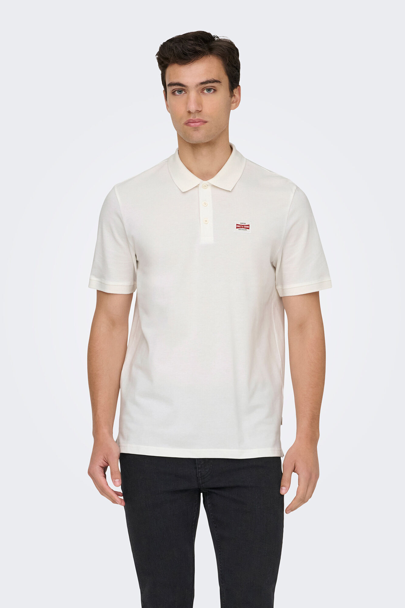 Only & Sons Poloshirt mit Frontdetail