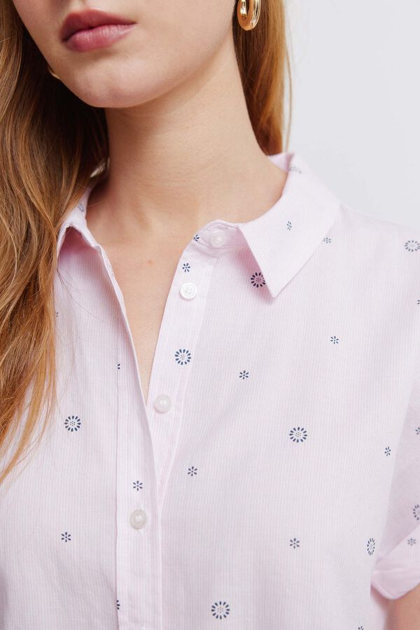 Springfield Oxford basic shirt pink