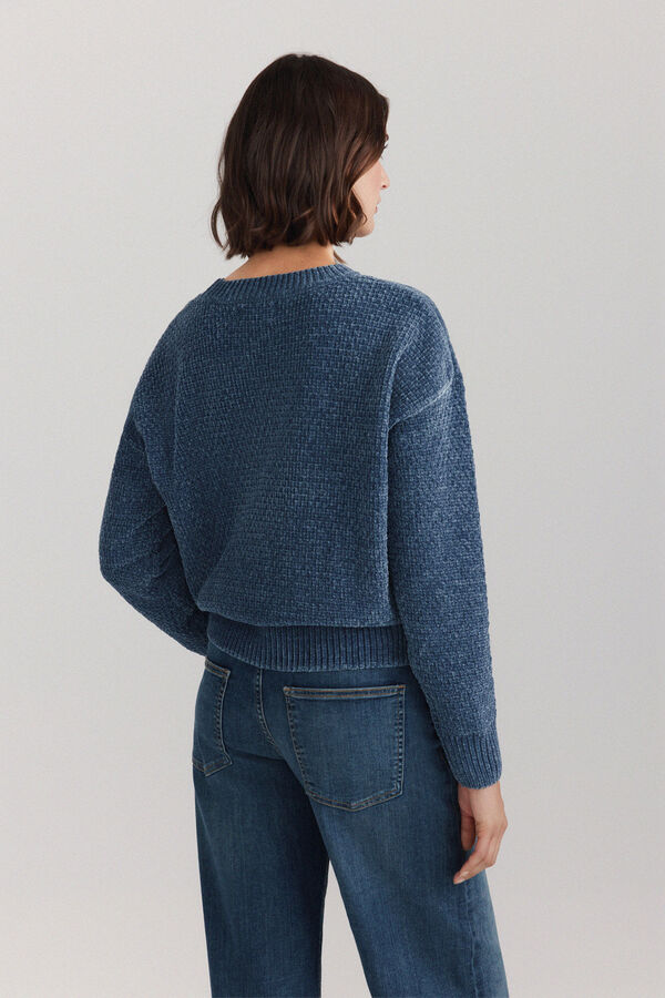 Springfield Chenille braided jumper blue