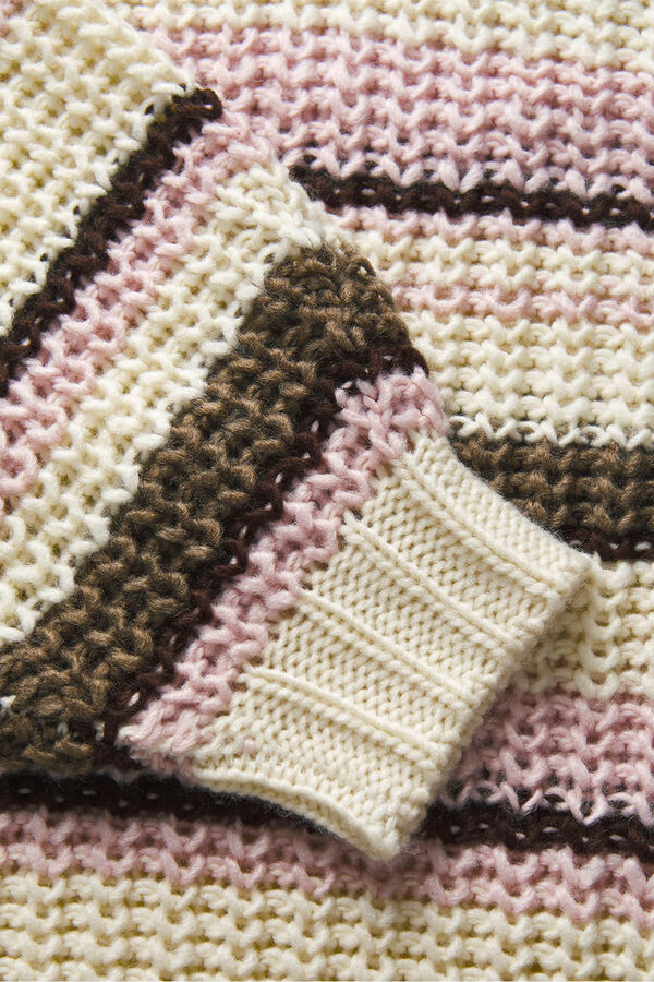 Jack & Jones Jersey rayas multicolor marfil