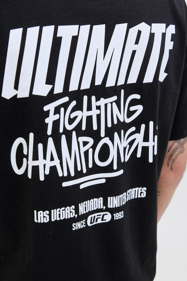 Jack & Jones Back print T-shirt Crna