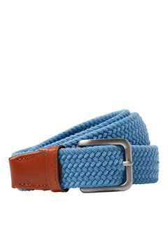 Springfield Woven belt bleu acier