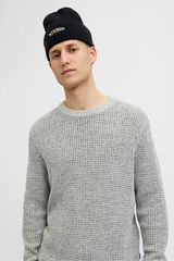 Jack & Jones Studio print beanie Crna