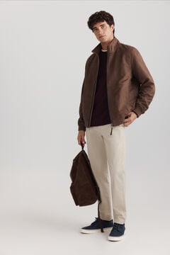 Springfield Faux suede jacket