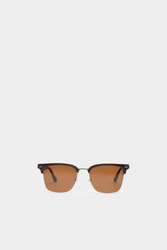 Springfield Óculos de sol bicoloridos classic castanho