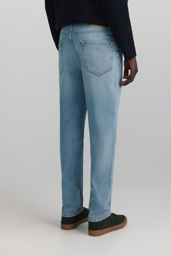 Springfield Light wash slim fit jeans blue