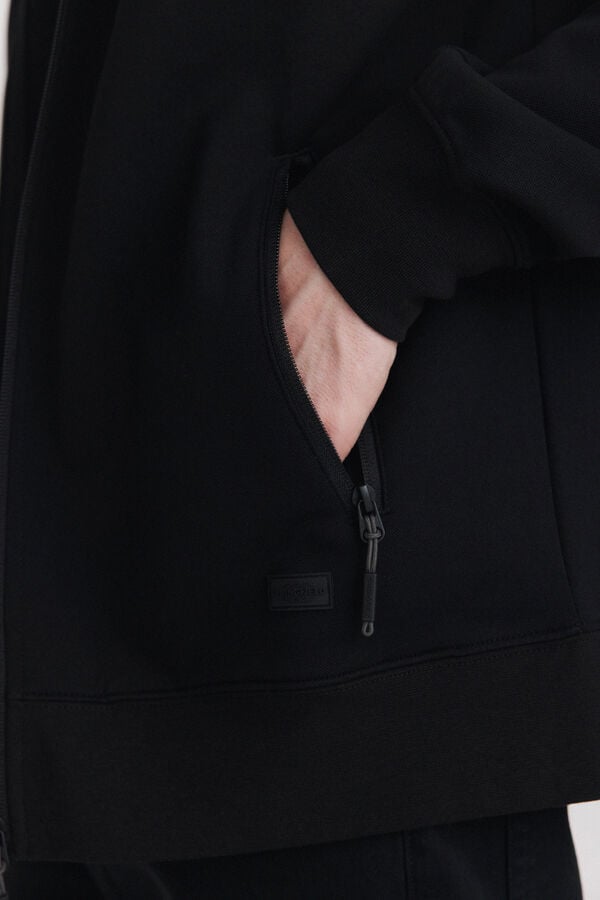Springfield Technical hooded sweatshirt black