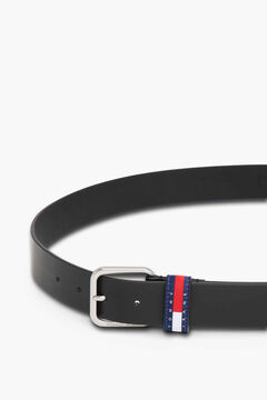 Tommy Jeans Cintur&oacute;n Tommy Jeans negro con hebilla met&aacute;lica