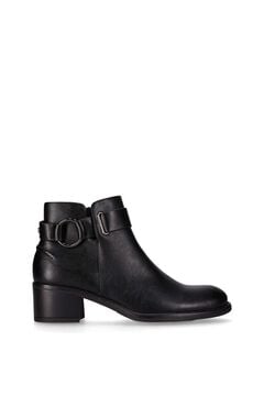 Chika 10 Metallic side buckle ankle boots