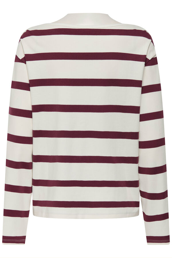 JDY Lang&auml;rmelig T-Shirt Wei&szlig;