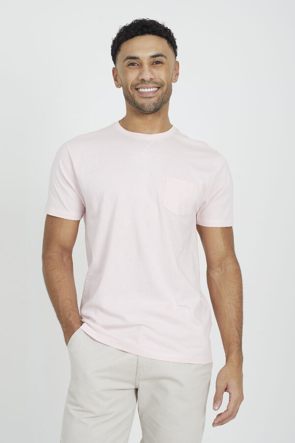 Brave Soul Essential short-sleeved T-shirt pink
