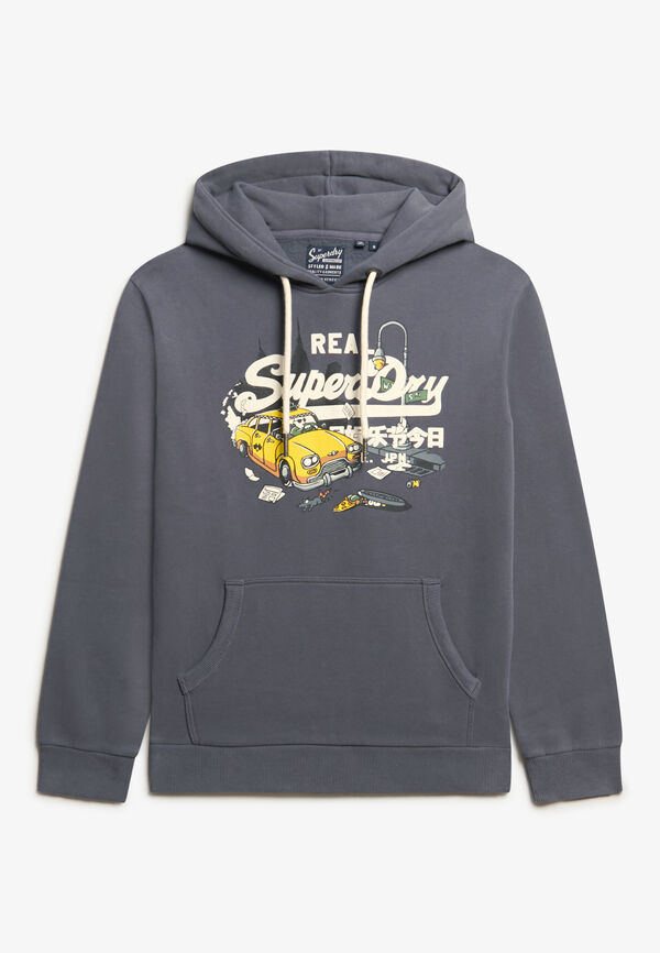 Springfield  Graphic hood tamnosiva