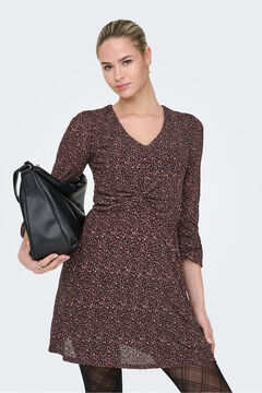 Only Vestido corto estampado