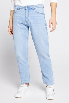 Springfield Jeans slim straight lavado claro indigo blue