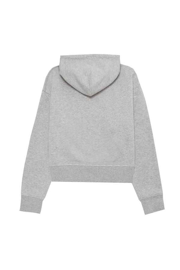 Balmohk Sudadera con capucha y corte regular gris