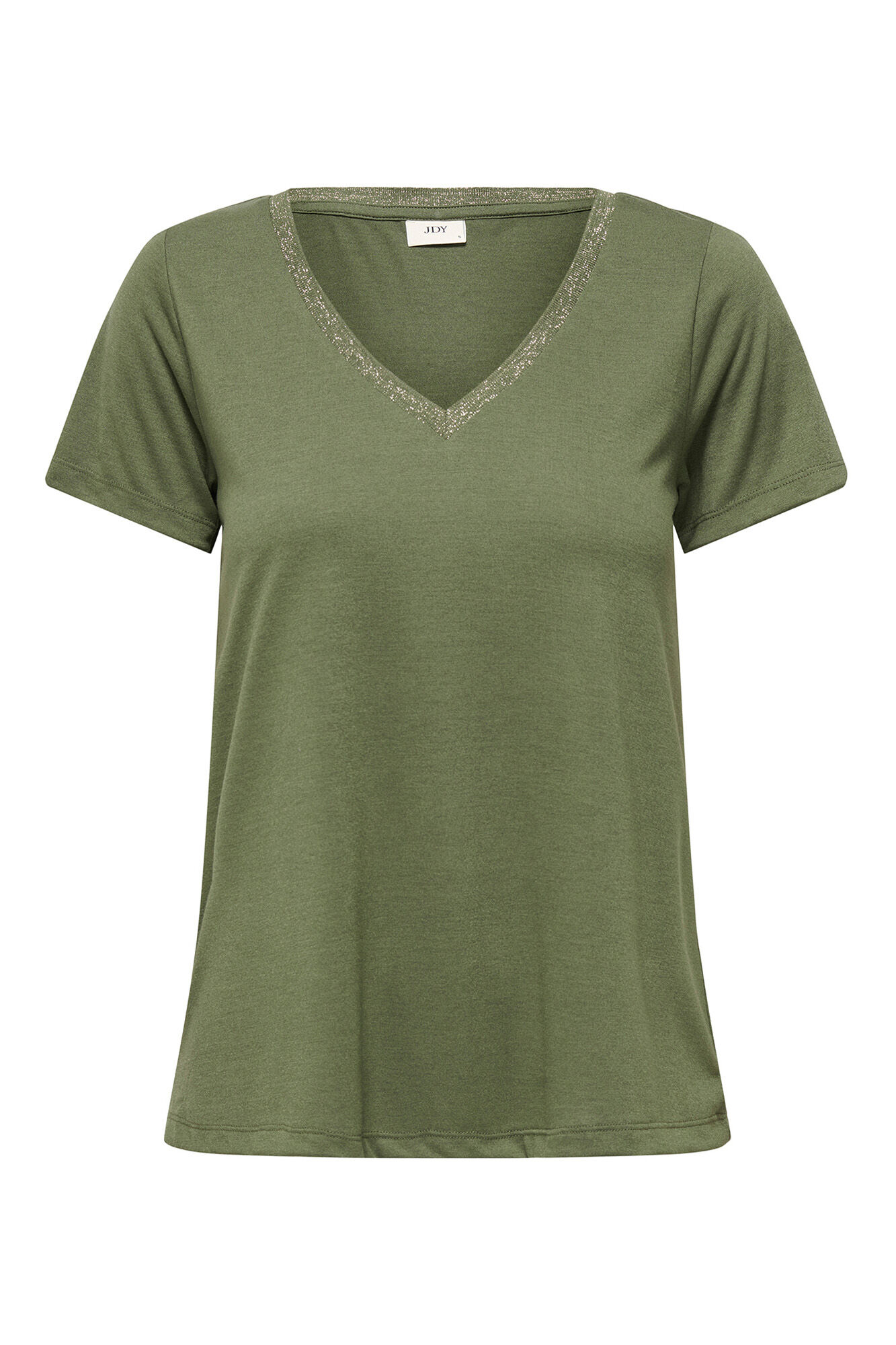 JDY Lurex-Kurzarm-Shirt