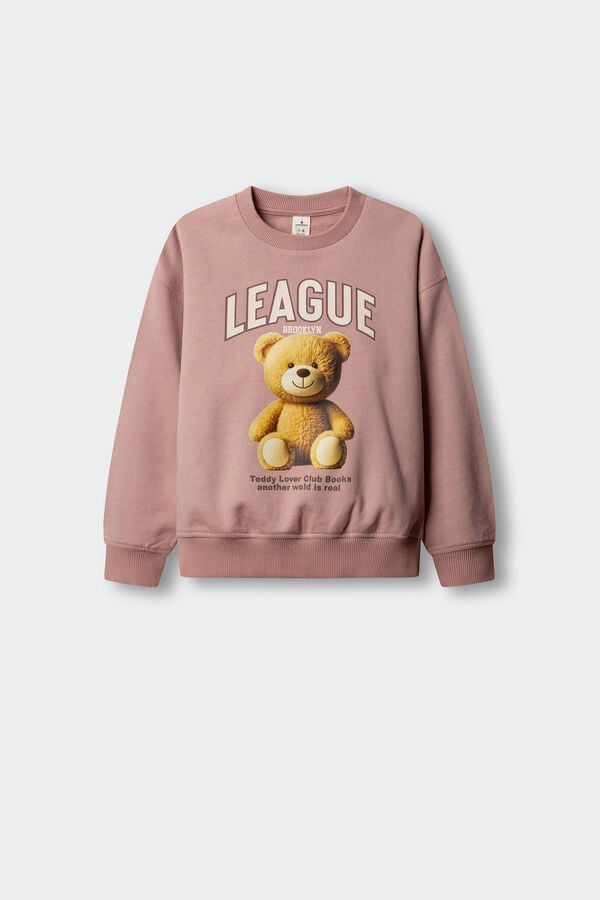 Springfield Kids Sudadera oso league ni&ntilde;a rosa