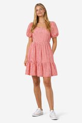 Noisy May Short dress with back tie red