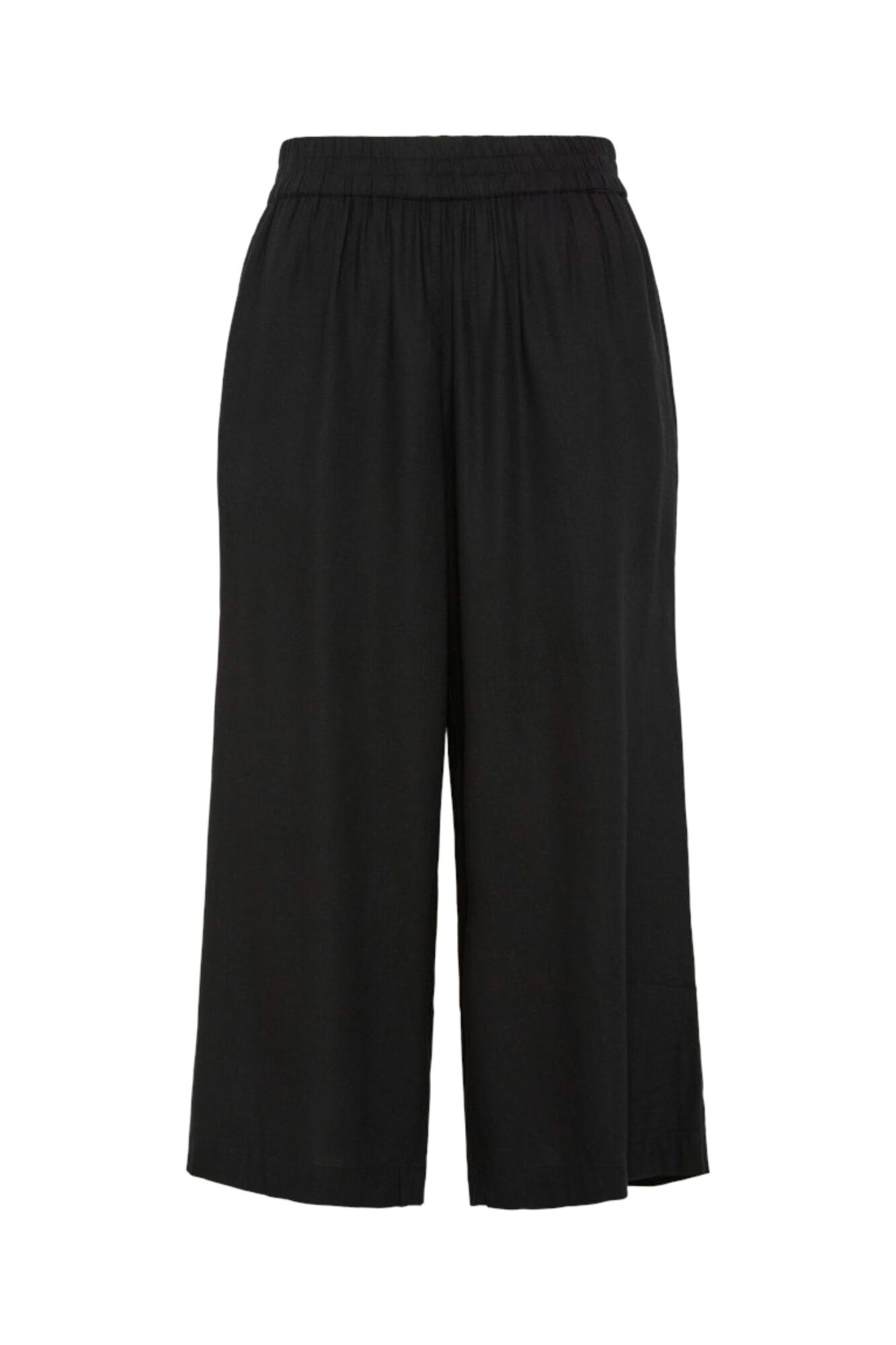Pieces Pantal&oacute;n culotte de lino con cintura el&aacute;stica