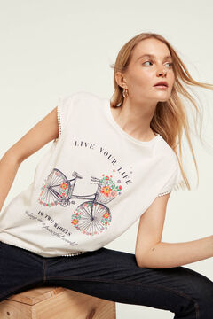 Springfield T-shirt « Live your life » couleur