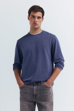 Springfield Double melange long sleeve T-shirt