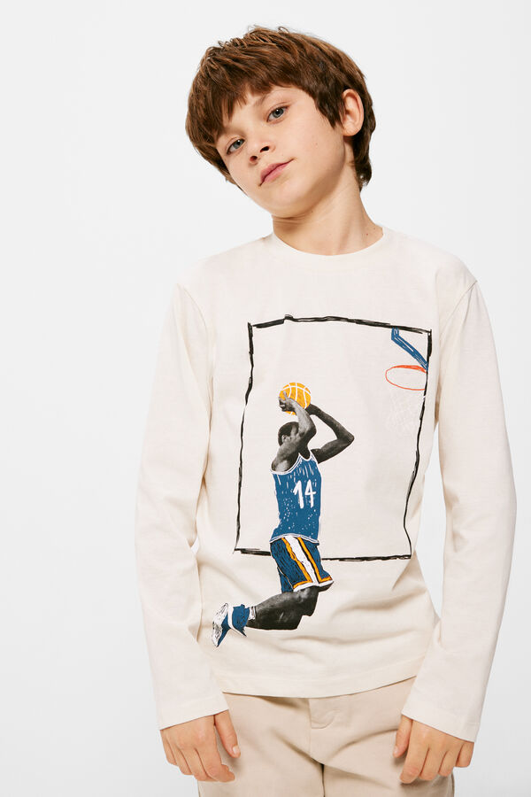 Springfield Boys' basketball print T-shirt s uzorkom