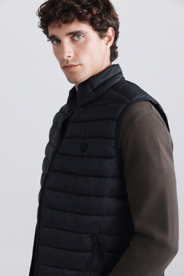 Springfield Puffer gilet black